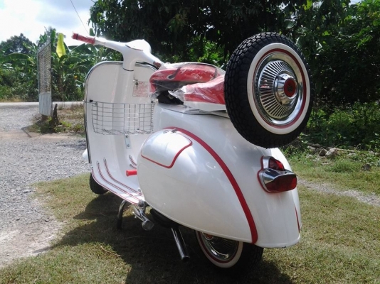 รับสั่งทำ Vespa และบริการหลังการขาย ร้าน Pong_Motor_Classic รับซ้อม ปะผุ ผ่นสี ขายซาก บริการครบวงจร