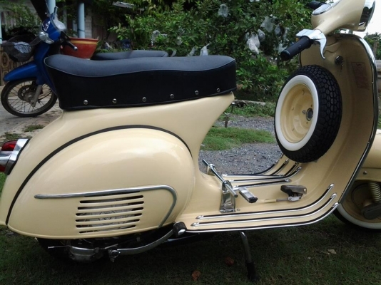 รับสั่งทำ Vespa และบริการหลังการขาย ร้าน Pong_Motor_Classic รับซ้อม ปะผุ ผ่นสี ขายซาก บริการครบวงจร