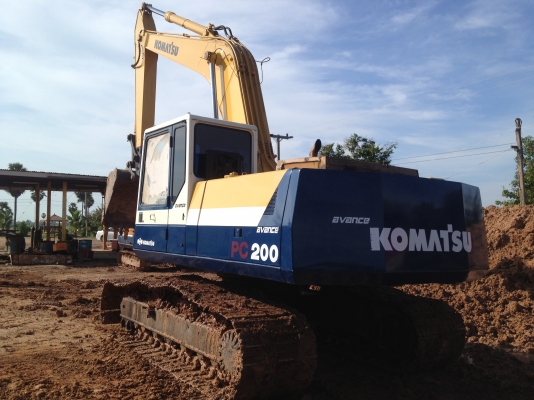 ขายรถแม็คโคร  PC 200-5 เล่มทะเบียน