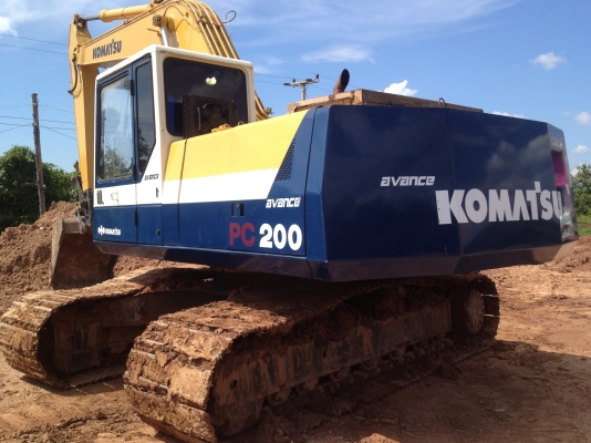 ขายรถแม็คโคร  PC 200-5 เล่มทะเบียน