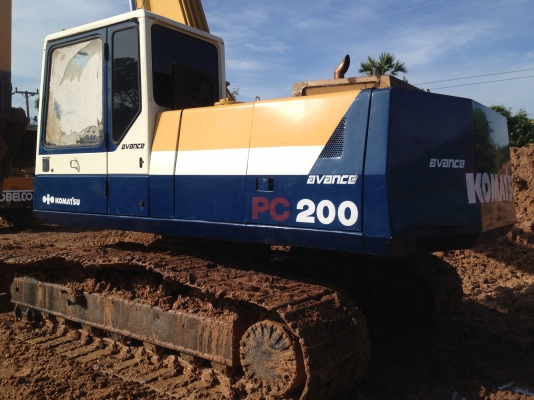 ขายรถแม็คโคร  PC 200-5 เล่มทะเบียน