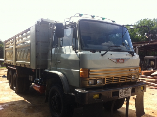HINO 227 ดั้ม เครื่อง EM100-220 แรงม้า สภาพเดิมๆ กระบะสามมิตร ยางเต็ม พร้อมใช้งาน ทะเบียนพร้อมโอน