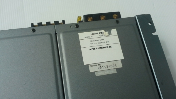 แอมป์ Alpine 2Ch MRV-T300 เสียงดี สวยๆ มือสองญี่ปุ่น