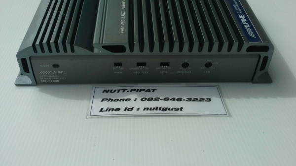 แอมป์ Alpine 2Ch MRV-T300 เสียงดี สวยๆ มือสองญี่ปุ่น
