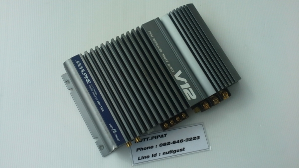 แอมป์ Alpine 2Ch MRV-T300 เสียงดี สวยๆ มือสองญี่ปุ่น