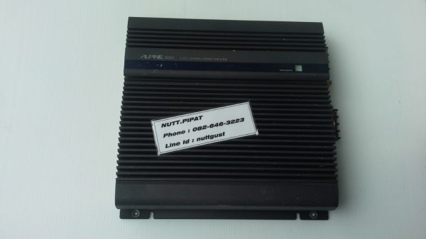 แอมป์ Alpine 4Ch Model 3553 เสียงนุ่มใส มือสองญี่ปุ่น