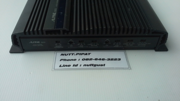 แอมป์ Alpine 4Ch Model 3553 เสียงนุ่มใส มือสองญี่ปุ่น