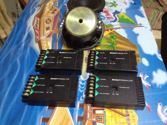 ลำโพงติรถยนต์Boston pro series 5.4 รุ่นท๊อปสภาพสวยเสียงดีรายละเอียดดีมากใสๆ