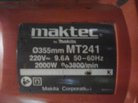 แท่นตัดไฟเบอร์ Maktec MT241 สภาพดีราคาถูก แท่นตัดไฟเบอร์ Maktec MT241 สภาพดีราคาถูก