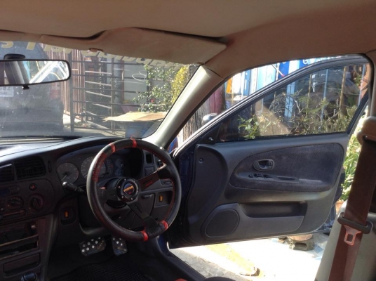 ขายครับ มิตซูบิชิ แลนเซอร์ ท้ายเบ๊น ปี96 ไฟฟ้า เครื่องดี เกียร ออโต้ดีมาก แอรหนาว ภายในสะอาด สีพอได้ ช่วงล่างดีมาก วิ่งไกลสบาย พร้อมใช้ 69000 กอล์ฟครับ 085-359-4089 ดูรถสายไหม วงศกรครับ