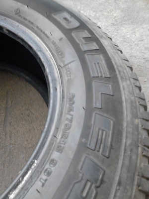 205/70R15 BRIDGESTONE DUELER H/T มี 2 เส้น TEL.081-427-3941 205/70R15 BRIDGESTONE DUELER H/T มี 2 เส้น TEL.081-427-3941