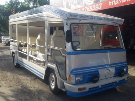 รถไฟฟ้าโซล่าเซลล์ 24 ที่นั่ง รถชมวิวไฟฟ้าโซล่าเซลล์ 24 ที่นั่ง