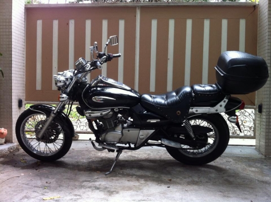 ขออนุญาติขาย KAWASAKI BOSS 175 cc. แต่งฮาเล่ย์ สตาร์ทมือ โอนให้ฟรีจ้า