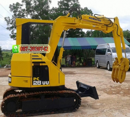 ขายรถแบคโฮ KOMATSU PC 28 UU