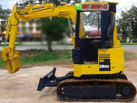 ขายรถแบคโฮ KOMATSU PC 28 UU