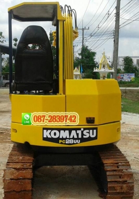 ขายรถแบคโฮ KOMATSU PC 28 UU