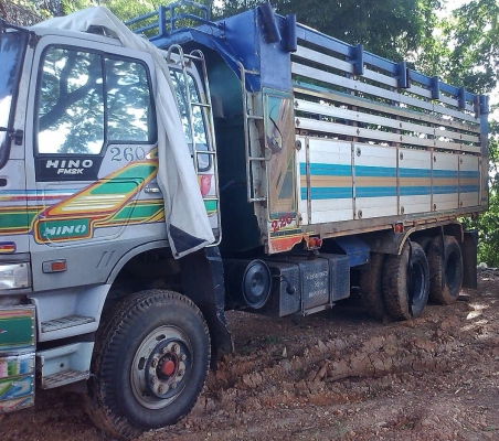 ขายด่วน hino 2k เครื่อง 260พ่วงดั้มแม่ลูก