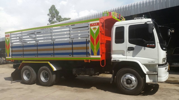 ISUZU..FXZ.270 แรง.ยูโร2.กระบะดั้มต่อใหม่สภาพสวยพร้อมใช้งาน.รถปี.2548.