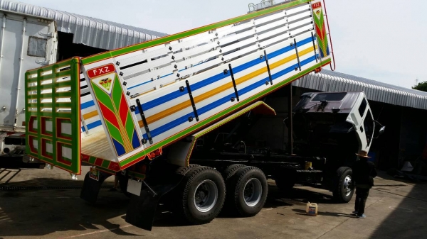 ISUZU..FXZ.270 แรง.ยูโร2.กระบะดั้มต่อใหม่สภาพสวยพร้อมใช้งาน.รถปี.2548.