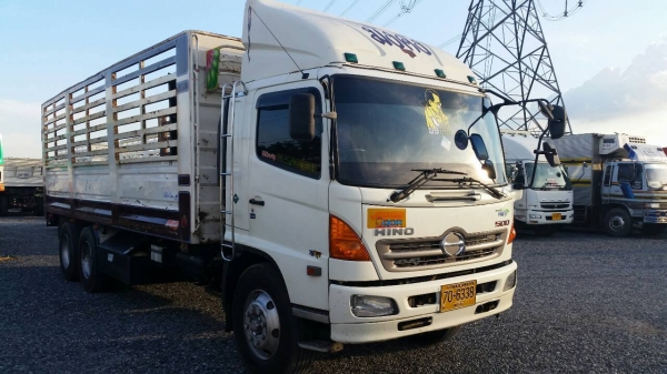 HINO.FL.1.J.เเก๊ซCNG.แท้ห้าง.260เเรง.รถปี2010กระบะยาว..7.50เมตรสภาพพร้อมใช้