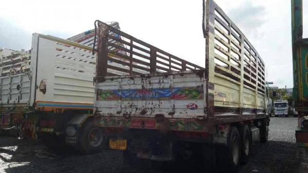 HINO.FL.1.J.เเก๊ซCNG.แท้ห้าง.260เเรง.รถปี2010กระบะยาว..7.50เมตรสภาพพร้อมใช้