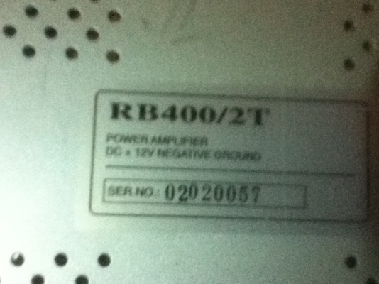 ขายแอมป์ Rock A Billy รุ่น RB400/2T (2ch) Calss T อาการเปิดติดแต่เสียงไม่ออกขายตายสภาพ!!