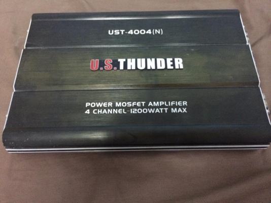 ขาย เพาเวอร์ U.S.THUNDER 1200W คาส AB 4CHANNEL   800บาท