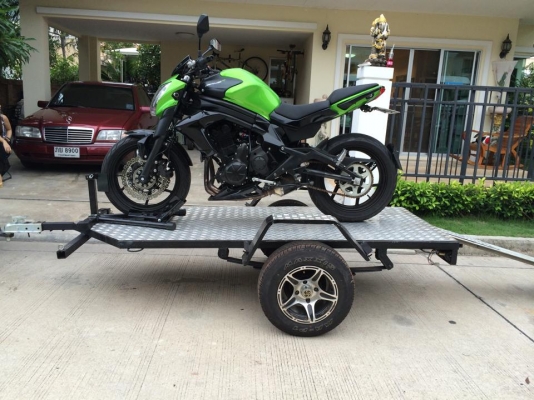 ขออนุญาติขาย เทเลอร์ บรรทุกมอไซค์ ขนาด ความกว้าง 1เมตร ยาว 2.4 เมตร พื้นมิเนียม ขออนุญาติขาย เทเลอร์ บรรทุกมอไซค์ ขนาด ความกว้าง 1เมตร ยาว 2.4 เมตร พื้นมิเนียม