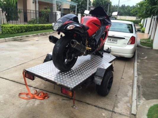 ขออนุญาติขาย เทเลอร์ บรรทุกมอไซค์ ขนาด ความกว้าง 1เมตร ยาว 2.4 เมตร พื้นมิเนียม ขออนุญาติขาย เทเลอร์ บรรทุกมอไซค์ ขนาด ความกว้าง 1เมตร ยาว 2.4 เมตร พื้นมิเนียม