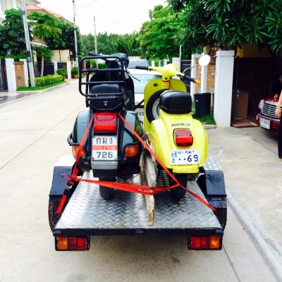 ขออนุญาติขาย เทเลอร์ บรรทุกมอไซค์ ขนาด ความกว้าง 1เมตร ยาว 2.4 เมตร พื้นมิเนียม ขออนุญาติขาย เทเลอร์ บรรทุกมอไซค์ ขนาด ความกว้าง 1เมตร ยาว 2.4 เมตร พื้นมิเนียม