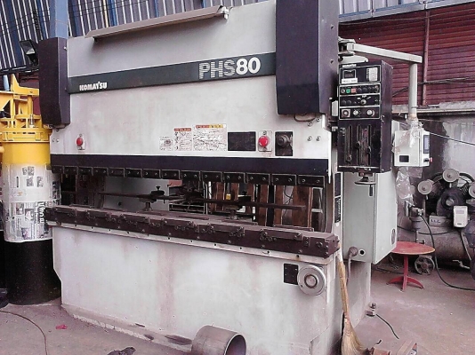 เครื่องพับ8ฟุตพับหนา10mmปี2002ญี่ปุ่นkomatsu