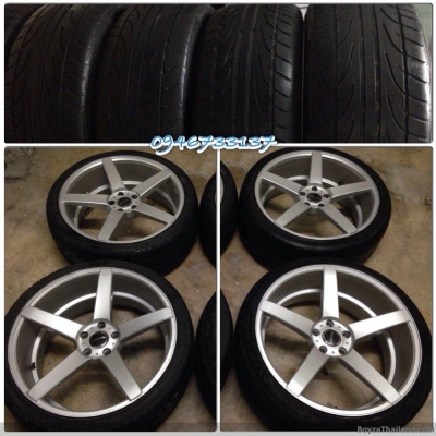 ล้อ VOSSEN CV3 ขอบ20 กว้าง 8.5,9.5 off 40 พร้อมยาง 255/35/20 falken ปี11 หล่อๆ สวยๆ ยกๆ สุดๆ หล่อ 1ชุด