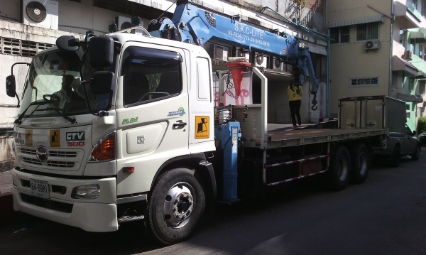 ขายด่วนรถMAGAชีลี500เครือง220แรงเพลาเดียวติดเครน6ตัน