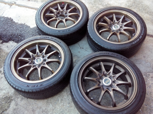 ce28 ขอบ16 4รู100-114.3et38กว้าง7"พร้อมยาง205-45-16 ปี13