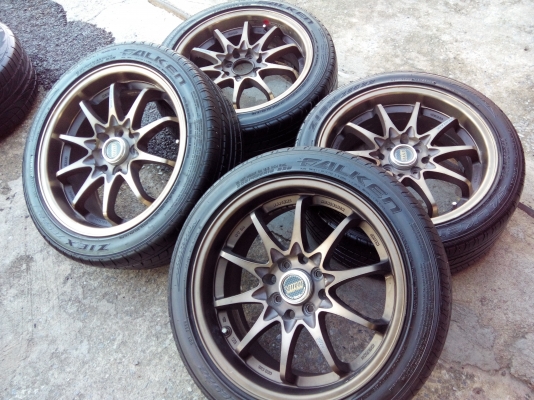 ce28 ขอบ16 4รู100-114.3et38กว้าง7"พร้อมยาง205-45-16 ปี13