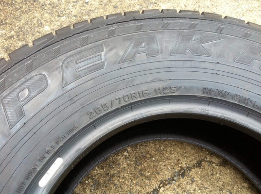 ขายยางใหม่ Falken Wildpeak H/T01 ขนาด 265 70 r16