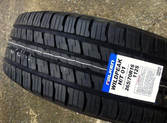 ขายยางใหม่ Falken Wildpeak H/T01 ขนาด 265 70 r16