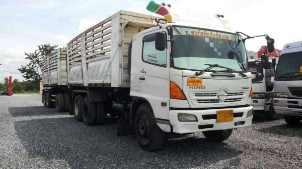 HINO  FM-1J.260เเรง.ดั้ม3.มิตรแม่ลูก.3เพลาวยัดปี2550ขายตามสภาพ