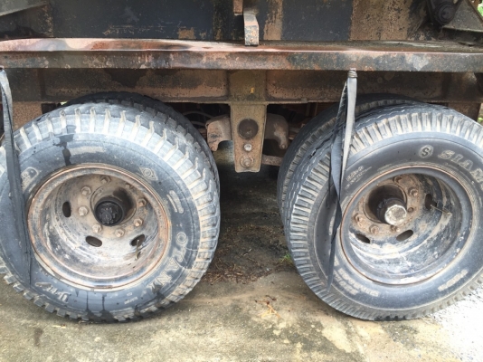 หางเทเลอร์เซมิคดั้ม2คาน ของSMM สามมิตร ยาว8ม. ยางสวยดี...