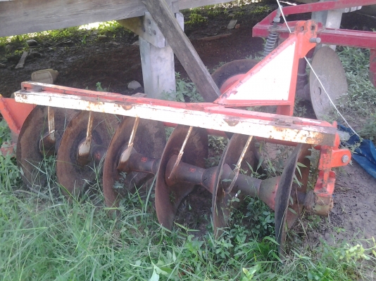 ขายตามสภาพพาน6ยีห้อCSใบ22นิ้วใบสวยติดมารถไถ34แรงคูโบต้าลดเหลือ9000บาท