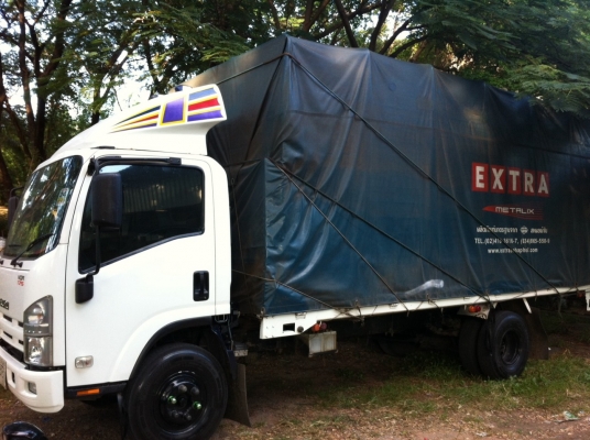 หกล้อ อีซูซุ NQR175แรงปี54 ยาว5.5เมตร สภาพดีสวยเดิมๆจากห้าง ทะเบียนพร้อมโอน