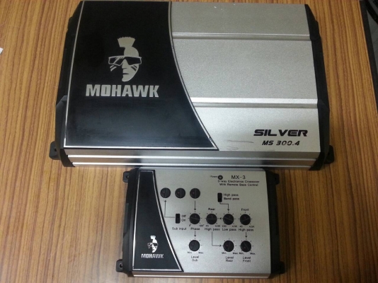 แอมป์ 4 แชลแนล Mohawk 300.4+ครอส Mohawk Mx-3