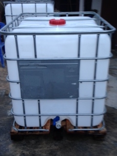 *** ถูกที่สุด ***  ถัง IBC ขนาด 1,000 ลิตร มือสอง 1,800 บาท