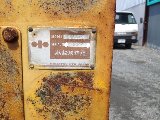 รถขุด KOMATSU PC30-6 Serial NO.12544 แทรคเหล็ก สภาพพร้อมใช้