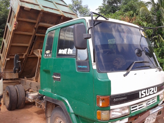 ขาย บรรทุก ดั๊ม 6 ล้อ isuzu rockky 195 เครื่อง 6HE1