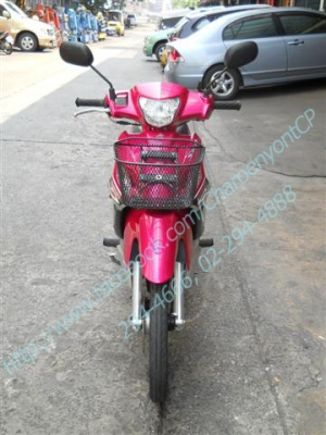 SUZUKI Smash 115cc. ปี 2013 ซูซูกิ สแมช สตาร์ทมือ สีชมพู สวยสด ใช้งานง่าย คล่องตัวสุดๆ