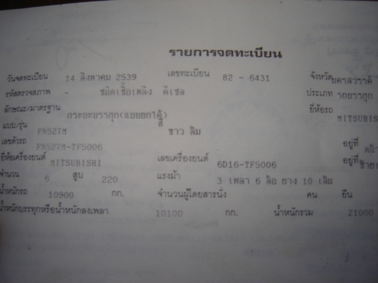 ขาย Misubishi 220แรง 2 เพลา กระบะสามมิตร รถบ้านราคา  950,000 บาทสภาพพร้อมใช้งานโทร 084-3376760 รีปี39