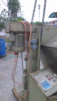 Sell> ขายเครื่องผสมอาหารลูกข่าง ลูกข่างและใบพัดเป็นสเตนเลส ขึ้นลงไฮดรอลิค สวยมาก หายากครับ