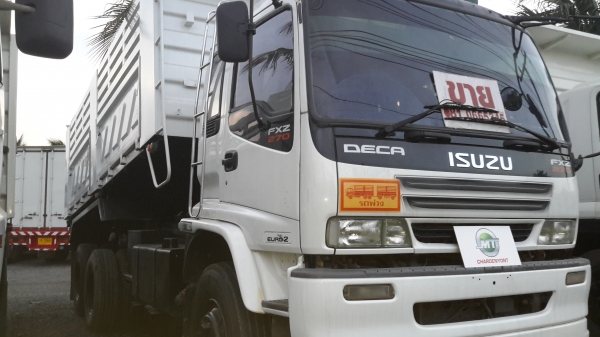 ขายรถบรรทุกสิบล้อดั้มท์ ISUZU DECA EURO 2 270 แรงม้า มีระบบลากพ่วง ปี 48