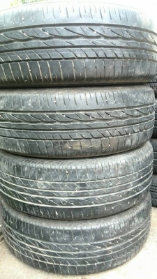 ขายยาง BRIDGESTONE 185-55-16 ปี12 ดอกเต็ม ไม่บวม ชุดละ 3,900 บาท